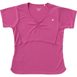 アシックス WsランニングTシャツ 半袖 XX718N ベリーピンク レディース