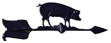 Black 24 Hog Accent Weathervane