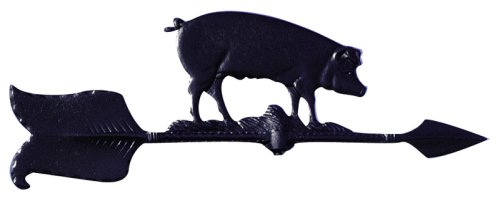 Buy Black 24″ Hog Accent Weathervane