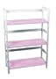 Lipper International 512PK Child's Bookcase, Pink and White