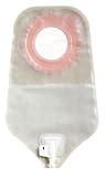 Esteem Synergy Urostomy Pouch Opaque Standard length (10.3"), Accuseal Tap with valve/Transparent/Small