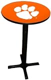 Clemson Tigers Pub Table with Black Commercial Base