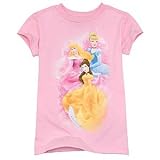 Organic Glitter Disney Princess Tee for Girls