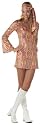 Teen Disco Girl Halloween Costume (Size: 3-5)