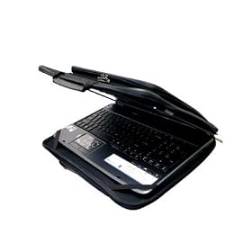 Sony VAIO VGN-FW285J 16.4-Inch Laptop CaseCrown Double Memory Foam Thin Protective Case with Front Pocket - Checkered Pattern