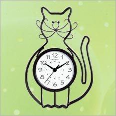 Chaney Instruments Morris Cat Wall Clock