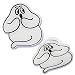 HALLOWEEN GHOST CUPCAKE RINGS GLOW