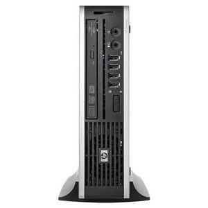 HP Compaq Elite 8000 - Ultra-slim desktop - 1 x Core 2 Duo E8400 / 3 GHz - RAM 4 GB - HDD 1 x 250 GB - DVD?RW ?R DL / DVD-RAM - GMA X4500 - Gigabit Ethernet - Windows 7 Pro - Intel vPro Technology - Monitor : none