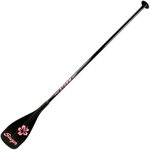 Sawyer Storm Adjustable Stand-Up Paddle and Fiberglass Shaft with 90 Square Inch CFRT Blade