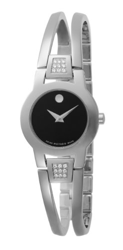 Movado Women's 604982 Amorosa Diamond Accented Bangle Bracelet Watch Movado Women's 604982 Amorosa Diamond Accented Bangle Bracelet Watch