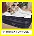 Intex Queen Size Raised Downy Air Bed with Built-in Electric Pump