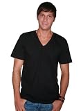 American Apparel 2456 Men's Fine Jersey V Neck T-Shirts / V-Neck Tees