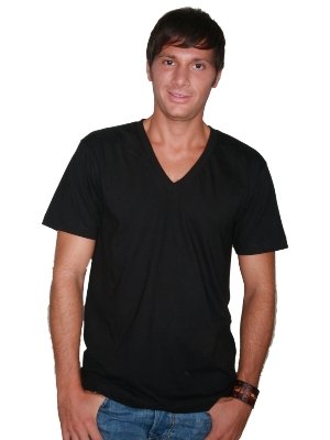 American Apparel 2456 Men's Fine Jersey V Neck T-Shirts / V-Neck Tees with New Colors Added Nov 09
