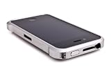 M&K non vapor 4 Aircraft Grade Aluminium case silver color for iphone 4 or 4s + carbon