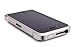 M&K non vapor 4 Aircraft Grade Aluminium case silver color for iphone 4 or 4s + carbon