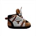 Comfy Feet TEX03 Texas Longhorns Baby Slipper in Brown / White