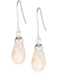 Sterling Silver Gemstone Drop French Wire Earrings