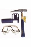 Rock Hammer Kit, Estwing Supreme 22 oz with Holster and Safety Goggles