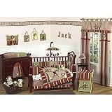 Monkey Baby Bedding 9pc Boys Crib Set