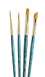 Princeton Brush G/Tak Round 3, Liner 2, Shader 6, Ang 1/4
