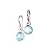 Argentium Sterling Silver Aquamarine Earrings by Suz Andreasen MADE IN AMERICA