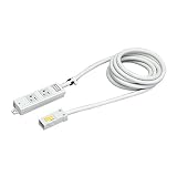 東芝ライテック ハーネス用OAタップ2個口(キャブタイヤケーブル付)ケーブル長3M DC8112EN-3