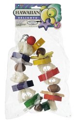 Pink Parrot® Hawaiian Delights® Hanging Polly Crown Toy Treat for Med/Lg Birds