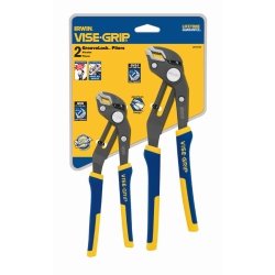 Irwin Industrial Tools 2078709 GrooveLock Clamshell Pliers Set, 2-Piece