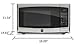 Kenmore 0.9 cu. ft. Countertop Microwave Stainless Steel 73093