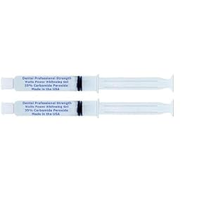 2 Huge Professional 35% Teeth Whitening Gels- 20 Ml - Optimized Formula by Watts Power White