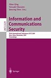 Information and Communications Security: Third International Conference, ICICS 2001, Xian, China, November 13-16, 2001. Proceedings (Lecture Notes in Computer Science)