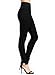 Vibrant Women’s Denim Skinny Jeans – Super Stretch High Waisted Classic Casual Slim Fit Pants VP88 Black 1