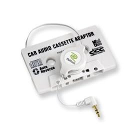 I-Boyz Car Cassette Adapter for iPod and MP3 Players - Retractable Cable