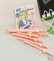 Hen NIght Pink Adult Will STraws Pack Of 6
