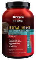 Champion Nutrition Heavyweight Gainer 900 High-Density Mass Gainer, Chocolate Shake, 7-Pound Plastic Jar