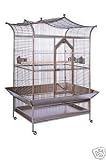 Prevue Royalty Series Parrot Cage-Pewter-available in 2 other colors – 3173W