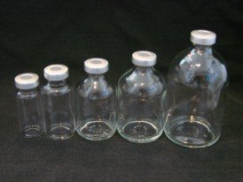 30 ml Clear Sealed Sterile Glass Vial