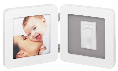 Baby Art 34120050 - Print Frame f&uuml;r Foto und Hand-/ Fu&szlig;abdruck, quadratischer Rahmen mit a Preisvergleich