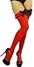 ToBeInStyle Women's Thigh High W/Ruffle Trim Top & Bow