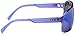 Dot Dash Cannonball Oval Sunglasses,Purple Translucent,62 mm