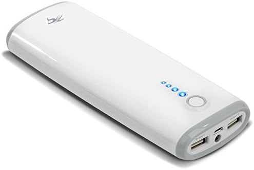 Sentey® Power Bank Brio 15600mah White - Dual 2.1a and 1a Usb Port Exclusive Smart Z2port Technology Ports - Fast External Battery Pack Charger / Ultra Compact Design Portable / Led Flashlight / Broad Compatibility),travel Charger for Iphone 6,iphone 6 Plus,iphone 5, 5s, 5c, 4s, 4, Ipad Air, 4, 3, 2, Mini 2 (Apple Adapters Not Included); Samsung Galaxy S6 S5, S4, S3, S2, Note 3, Note 2; HTC One, Evo, Thunderbolt, Incredible, Droid Dna, Motorola Atrix, Droid, Moto X, Google Glass, Nexus 4, Nexus 5, Nexus 7, Nokia Nexus 10, Lg Optimus, Gaming Ps Vita, Gopro, Smart Watch , Tablets, Cellphones, and More, Bluetooth Speaker, Portable Consoles, Mobile Backup Battery Pack / High Speed Recharge with Usb Cable or Any Wall Charger / Free Transport and Protection Pouch Included Ls-2166