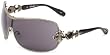 Affliction Sunglasses Fiona Shield Sunglasses,Gunmetal,138 mm