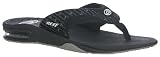 Reef Fanning Sandals Black Pinstripes