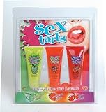 Sex Tarts Flavored Lube Sampler, Three 2 Fl. Oz. Tubes