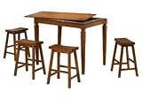 Berkline 40050 Oak Grant 5-Pc. Family Game Set