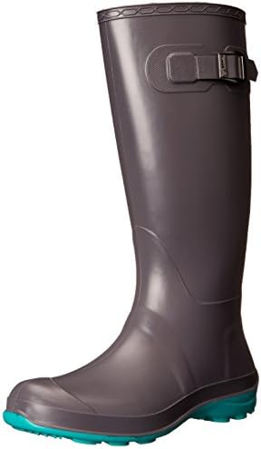 Kamik Women's Olivia Rain Boot, Charcoal, 8 M US