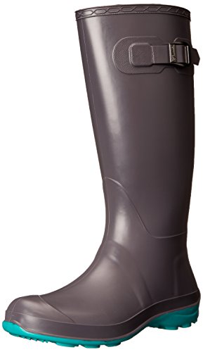 Kamik Women's Olivia Rain Boot, Charcoal, 8 M US