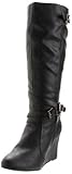 IMAGE OF Rampage Women's Peta Knee-High Boot,Black,8 M US