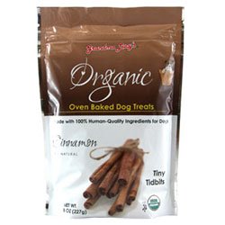 Grandma Lucy's Organic Oven Baked Tiny Tidbits Dog Treats - Cinamon - 8 Ounce Pouch