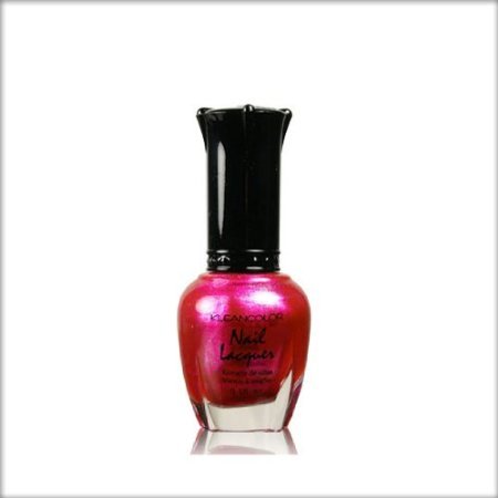 KleanColor Nail Polish Lacquer Metallic Pink Top Coat Clean Manicure Klean Color